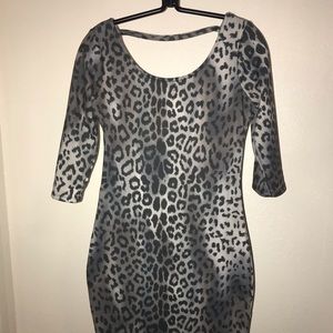 Animal print dress